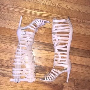 Vince Camuto gladiator blush sandals